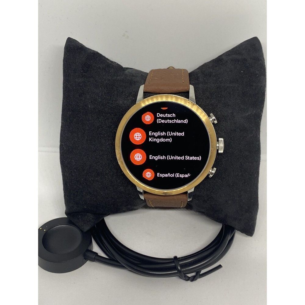 Fossil Gen 4 Authentic Digital Dial Smart Watch Custom Band FTW6016 AB384